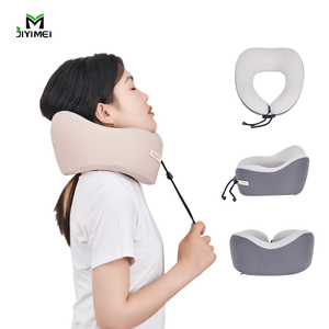 Almohada de <span class=keywords><strong>Viaje</strong></span> Ergonómica en Forma de U de Espuma Viscoelástica JIYIMEI con Cordón Ajustable para Viajes, Vuelos, Oficina y Siesta - Product Image 3