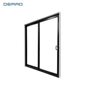 Puertas de cristal corredizas de aluminio para el hogar, doble acristalamiento para apartamento, sala de estar, cocina, dormitorio, puertas de balcón
