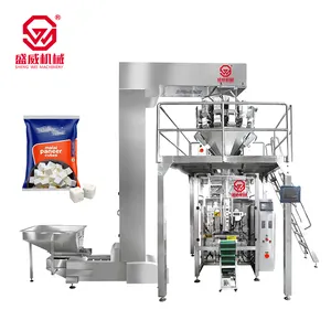hot sale china Custom Full Automatic vffs collar type roll film packing machine for Cheese food Granular wrapping price