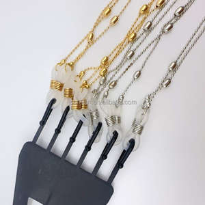 Chaînes de <span class=keywords><strong>lunettes</strong></span> de soleil et de masques en métal antidérapantes de 75 cm <span class=keywords><strong>pour</strong></span> femmes, avec perles, accessoire de mode et bijou <span class=keywords><strong>pour</strong></span> <span class=keywords><strong>lunettes</strong></span> - Product Image 4