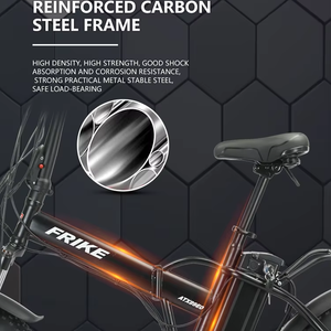 Bicicleta Eléctrica Plegable de Montaña con Llantas Gruesas de 20 Pulgadas y 4.0, 48V, Aleación de Aluminio, para Adultos, 6 Velocidades, 30KG, Asiento Cómodo - Product Image 5