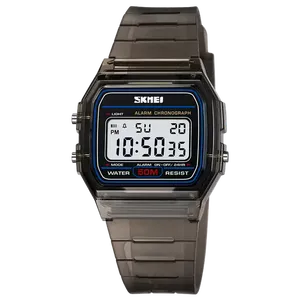 <span class=keywords><strong>Reloj</strong></span> Deportivo <span class=keywords><strong>Digital</strong></span> Skmei 2056 con Esfera Cuadrada, Correa <span class=keywords><strong>de</strong></span> TPU Suave Unisex para <span class=keywords><strong>Mujer</strong></span>, <span class=keywords><strong>Reloj</strong></span> LED para Niños, Cronógrafo Impermeable con Alarma para Hombre - Product Image 4