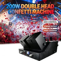 Pistolet à fumée CO2 électrique professionnel à LED, contrôle par console DMX512, portée de 8 m, pour scène, boîte de nuit, DJ, fête et mariage