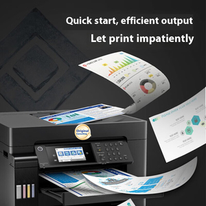 Impresora de Inyección de Tinta Recargable de 4 Colores, A3 <span class=keywords><strong>Plus</strong></span>, Inalámbrica, Impresión, Copia, Escaneo, <span class=keywords><strong>Fax</strong></span>, Dúplex, Comercial, para Oficina, Pantalla de 2.7 Pulgadas - Product Image 2