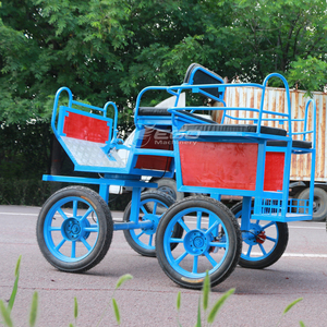 Chariot de luxe pour chevaux de marathon, calèche, chariot à poney, boîte à selle - Product Image 5