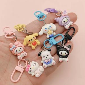 Porte-clés Hello Kitty Sanrio, lot de six, vente en gros, porte-clés mignons pouvant être utilisés dans les téléphones portables et les sacs - Product Image 5