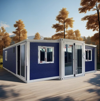 Maison modulaire pliante de 30 pieds, maison en conteneur extensible préfabriquée en Australie, bureau à domicile, maison en conteneur extensible Hangfa