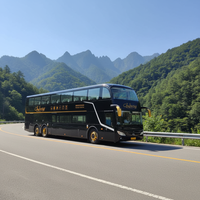 Bus de luxe à deux étages, diesel, pour la ville, 64 places, bus touristique, état neuf, conduite à gauche, manuel et automatique disponibles