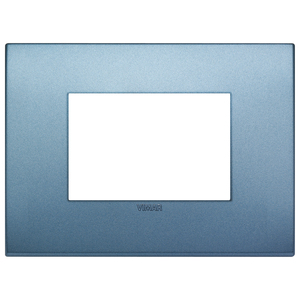 Vimar Classic 3M Matt Blue <b>Plate</b> 12.2x9cm Wall <b>Switch</b> Cover - Product Image 1