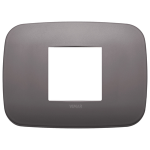 Vimar Round Plate 2M Central Dark Nickel Wall <b>Switch</b> Cover - Product Image 1