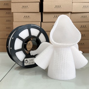 Filamento PLA Blanco Semitransparente Ecológico de Bajo Olor para Impresora 3D, para Uso Doméstico y Manualidades - Product Image 2