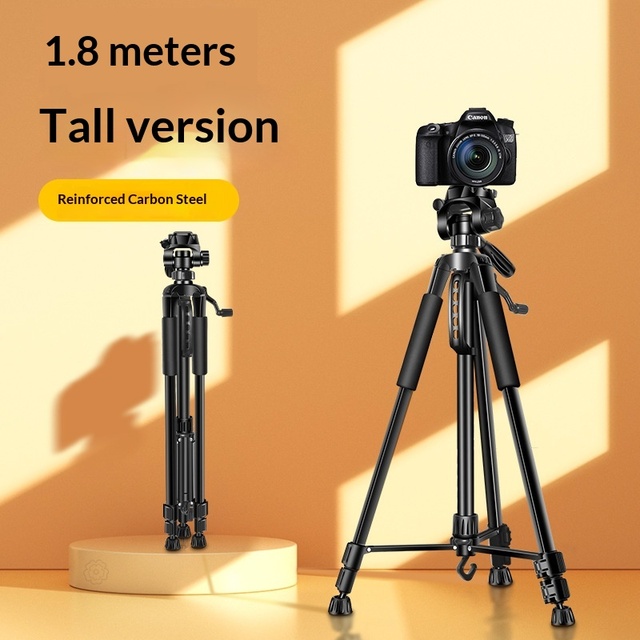 Accept Customised Factory Wholesale Multi-Functional Camera Tripod for DSLR and Phone Live Streaming Stand Photography Tripod