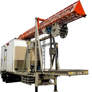 Tour télescopique robuste de 20 m à structure en treillis avec système hydraulique pour la communication d'urgence - Product Image 1