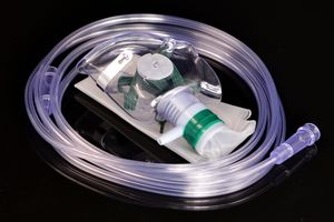 <span class=keywords><strong>Masque</strong></span> <span class=keywords><strong>à</strong></span> <span class=keywords><strong>oxygène</strong></span> facial transparent en PVC <span class=keywords><strong>haute</strong></span> <span class=keywords><strong>concentration</strong></span>, durable, non-rérespirant, avec poche de réservoir et embout buccal pour nébuliseur - Product Image 5