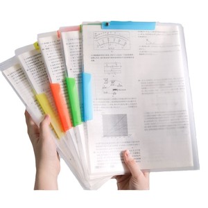 Zhengyan A3 Double Clamp <b>File</b> Folder Opaque Side Opening Rotating Clamp <b>Storage</b> For School Supplies - Product Image 2