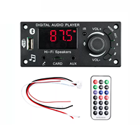 Carte de décodage MP3 pour autoradio 2x50W avec prise microphone et fonction de réception sonore