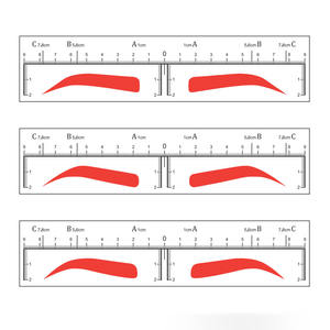 OEM, nuevo estilo, maquillaje permanente, forma de ceja, regla, pegatina, <span class=keywords><strong>plantilla</strong></span> de ceja, <span class=keywords><strong>plantilla</strong></span> para <span class=keywords><strong>cejas</strong></span>, Ombre Power Brows - Product Image 3