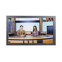 XLR DC12V 21.5 Inci Lebar Full Hd Ringan 1000 Nits Monitor Teleprompter SDI Studio Terang Tinggi