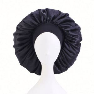 Wholesale Custom Logo Adjustable Hair <b>Accessories</b> Turbans Night Cap Wide Band Beauty Satin Salon Cap Extra Cycling Party <b>Beach</b> - Product Image 3