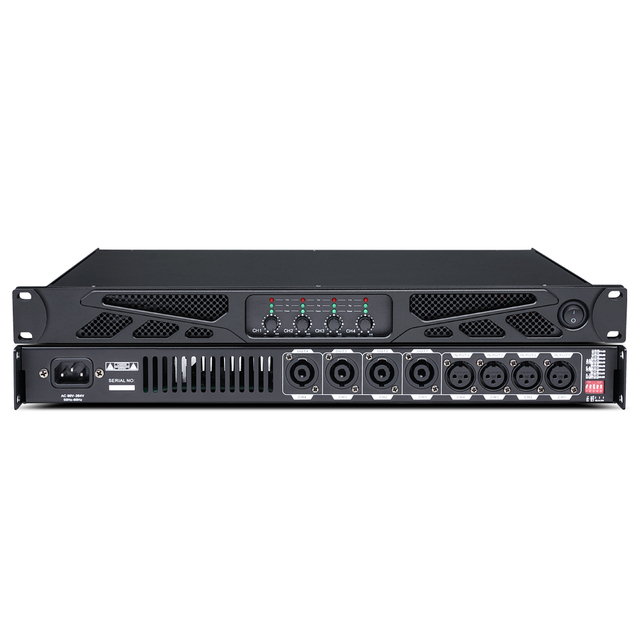 BG 2.6/2.8/4.6 High Efficiency Digital Class D Stereo 2/4 Channel 4 Ohm 800W Metal Amplifier LCD Display Portable DJ Stage