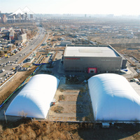 Structure de dôme pneumatique à grande portée de qualité industrielle pour entrepôt et atelier, à vendre