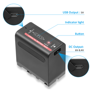 8800mAh NP f980 Pin cho Sony NP-F970 F960 F550 F570 F750 F770 NP-F980 mc1500c CCD-RV100 CCD-TR415E DCR-TR7 loạt pin - Product Image 2
