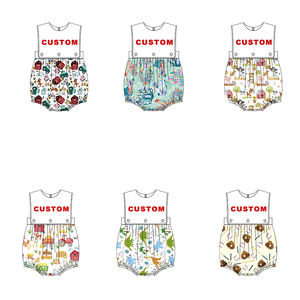 बच्चे सर्दियों के जम्पसूट कस्टम पैटर्न पोशाक के साथ छोटे सिबिंग मिलान कस्टम कढ़ाई बुलबुला कस्टम रोपर लड़कों के कपड़े - Product Image 1