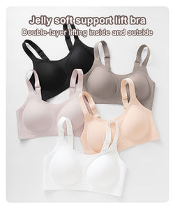 Großhandel Weicher Komfortabler Atmungsaktiver Nahtloser Übergrößen-BH Damen Minimizer Bügelloser Jelly-BH für Große Brüste - Product Image 2