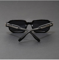Nouvelle Arrivée Lunettes de Soleil Tendance Style Vintage Polygone Carré Monture Fine CP Pin Classiques Protection UV 2026