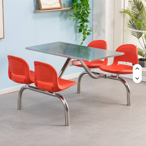 Modern Restaurant <strong>Tables</strong> Fibreglass School <strong>Canteen</strong> Dining <strong>Table</strong> and Chair Staff Cantina Dining <strong>Table</strong> and Chair - Product Image 4