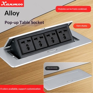 <span class=keywords><strong>Prise</strong></span> de bureau encastrée multi-interface escamotable, <span class=keywords><strong>prise</strong></span> de courant multifonctionnelle à usage commercial, <span class=keywords><strong>prise</strong></span> de table standard britannique - Product Image 2