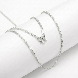 Collier ras du cou en platine Pt950 blanc, chaîne fine et élégante, pour femme, pour occasions formelles, bijoux en platine haut de gamme - Product Image 4