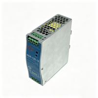 Alimentation LED ultra-mince NDR-120-12 120W avec ventilateur de refroidissement et large entrée AC pour les dispositifs d'automatisation industrielle et les systèmes LED