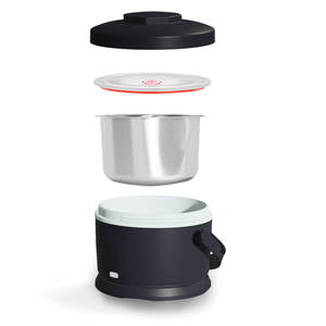 Boîtes à <span class=keywords><strong>lunch</strong></span> chauffantes électriques 80W, boîte à <span class=keywords><strong>lunch</strong></span> <span class=keywords><strong>chauffante</strong></span> portable pour étudiants et adultes avec cuillère et fourchette - Product Image 4