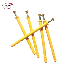 Großhandels preis M6 M8 M10 Stahl wand stecker Expansions anker Gelber Fisch Design mit Schraub befestigung Kunststoff <span class=keywords><strong>Nylon</strong></span> Material - Product Image 4