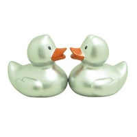 Canards de bain en vinyle personnalisés Hoking avec logo, petits canards flottants cognitifs pour la course, canards en caoutchouc à presser pour bébés, en vrac pour la salle de bain