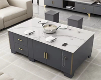 Table basse intelligente avec réfrigérateur intégré, table de bar pour bureau, salon, mobilier moderne pour la maison