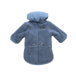 Manteau pour chien Ajou Shelter, taille S, bleu, doublé en polaire, vêtements chauds pour animaux de compagnie - Product Image 2