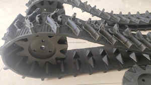 Oruga de Goma <span class=keywords><strong>para</strong></span> Quitanieves/Robot 255*73*35, Oruga de Goma <span class=keywords><strong>para</strong></span> Maquinaria Agrícola/Excavadora/Chasis de Robot/Máquina Industrial - Product Image 3