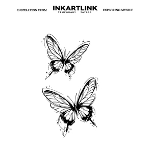 Tatuaje Temporal Personalizado de <span class=keywords><strong>Mariposa</strong></span>, Estilo Estético, Tinta Herbal, Duración de 15 Días, Arte Corporal Semipermanente para Brazos y Piernas, Venta al Por Mayor para Mujeres - Product Image 4