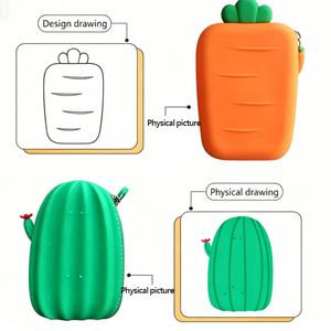 Custom Silicone Wallet, Portable Coin Purse, <b>Cable</b> & Earphone Organizer, Cosmetics Storage <b>Bag</b> - Product Image 3