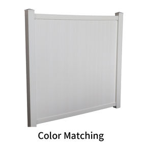 รั้วไวนิลสีขาว8X8รั้ว8Ft X 6ฟุตแผงรั้วพีวีซี - Product Image 5