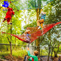 Filet de Corde d'Escalade en HDPE Résistant aux UV avec Cadre en Aluminium pour Aires de Jeux Extérieures, Jeux d'Extension, Équipement de Parc d'Attractions pour Enfants