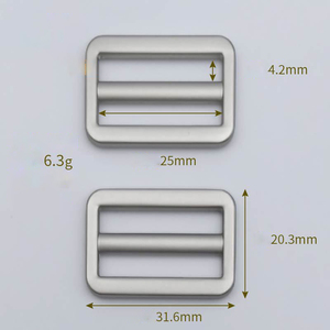 Fivela de Cinto de Metal Sólido YN-B006 com Ajustador de Pino Único – Acessório DIY para Artesanato em Couro - Product Image 1