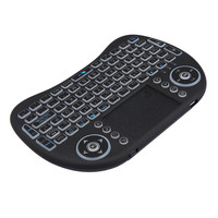 Wechip-Mini clavier sans fil i8 2.4G, portable, avec pavé tactile, Rechargeable, pour Smart TV, Android TV