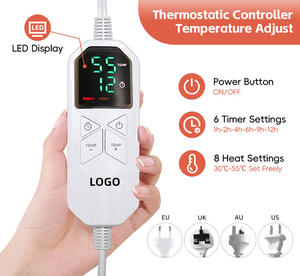 <span class=keywords><strong>Couverture</strong></span> <span class=keywords><strong>chauffante</strong></span> électrique d'hiver Douce et confortable en fourrure de lapin Quilted Technique Lavable Caractéristique pour le <span class=keywords><strong>lit</strong></span> - Product Image 3