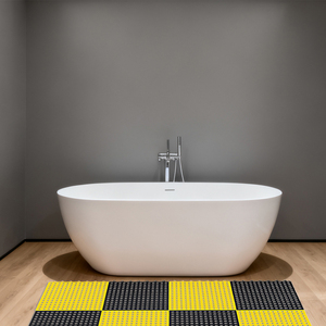 Cứng nhựa lồng vào nhau gạch dễ dàng cài đặt chống trượt PVC Phòng Tắm Mat cho sử dụng trong nhà cho hồ bơi và nhà vệ sinh - Product Image 3