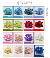 Bunga Hydrangea Sutra Buatan Tangan Tahan Air Ringan Modern Cantik Berwarna-warni 15cm Dekorasi Rumah Pernikahan