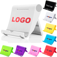 Soporte Giratorio Ajustable para Teléfono Móvil y Tableta, Diseño Moderno, de Plástico, con Logotipo Personalizado RG, Portátil, Antideslizante, Regalo Promocional