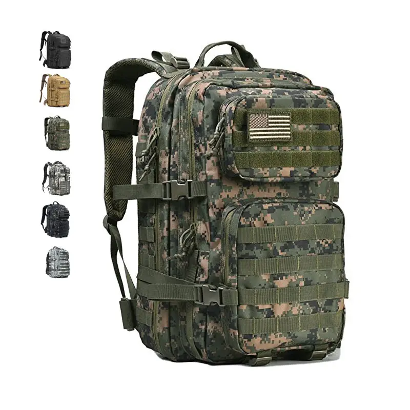 Бесплатный образец фабрики Военный стиль ноутбук рюкзак Горный рюкзак Охота военный тактический рюкзак